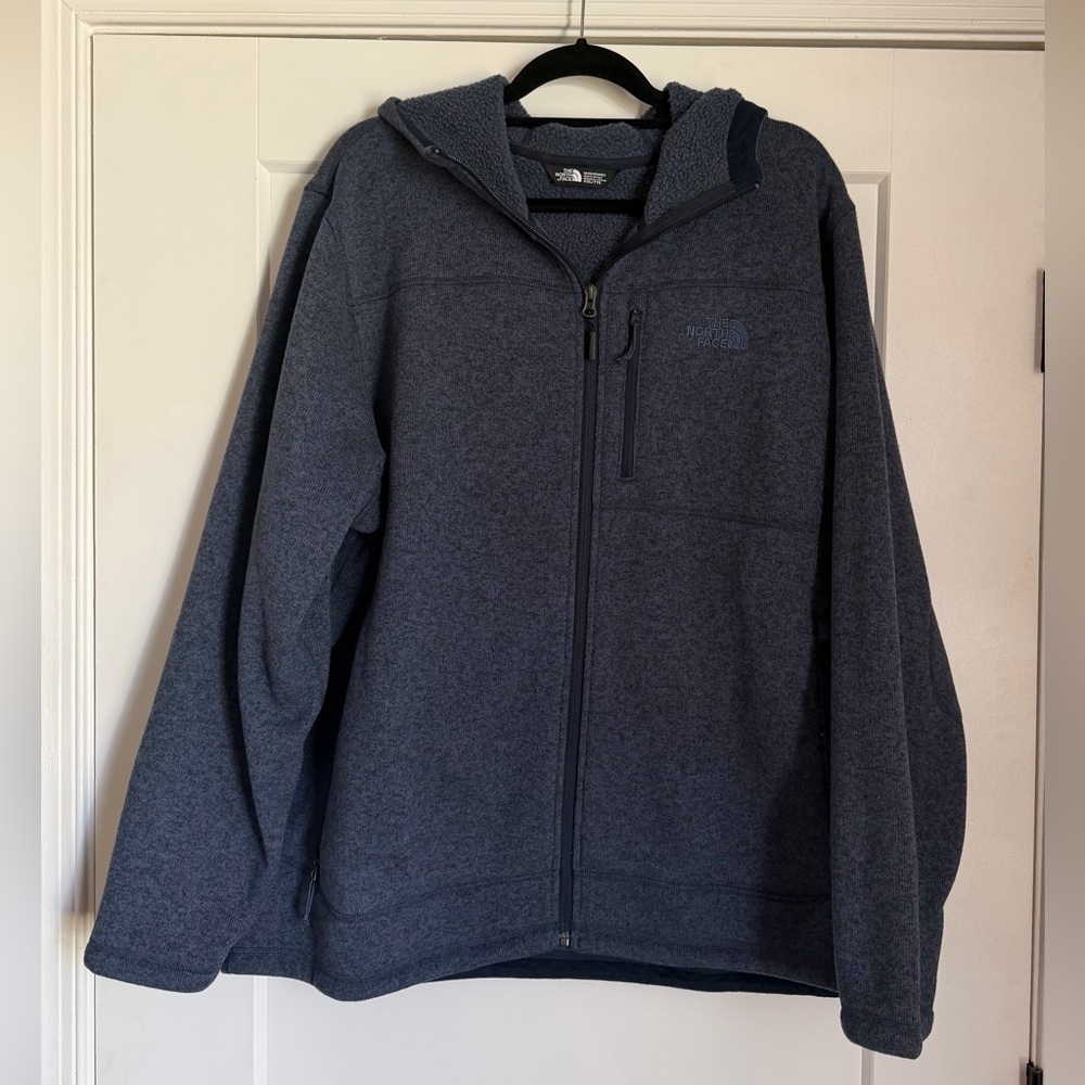 The North Face Navy Full-Zip Jacket